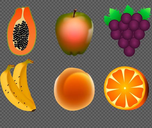 各种水果图标免抠png透明图层素材设计元素素材免费下载(图片编号:876